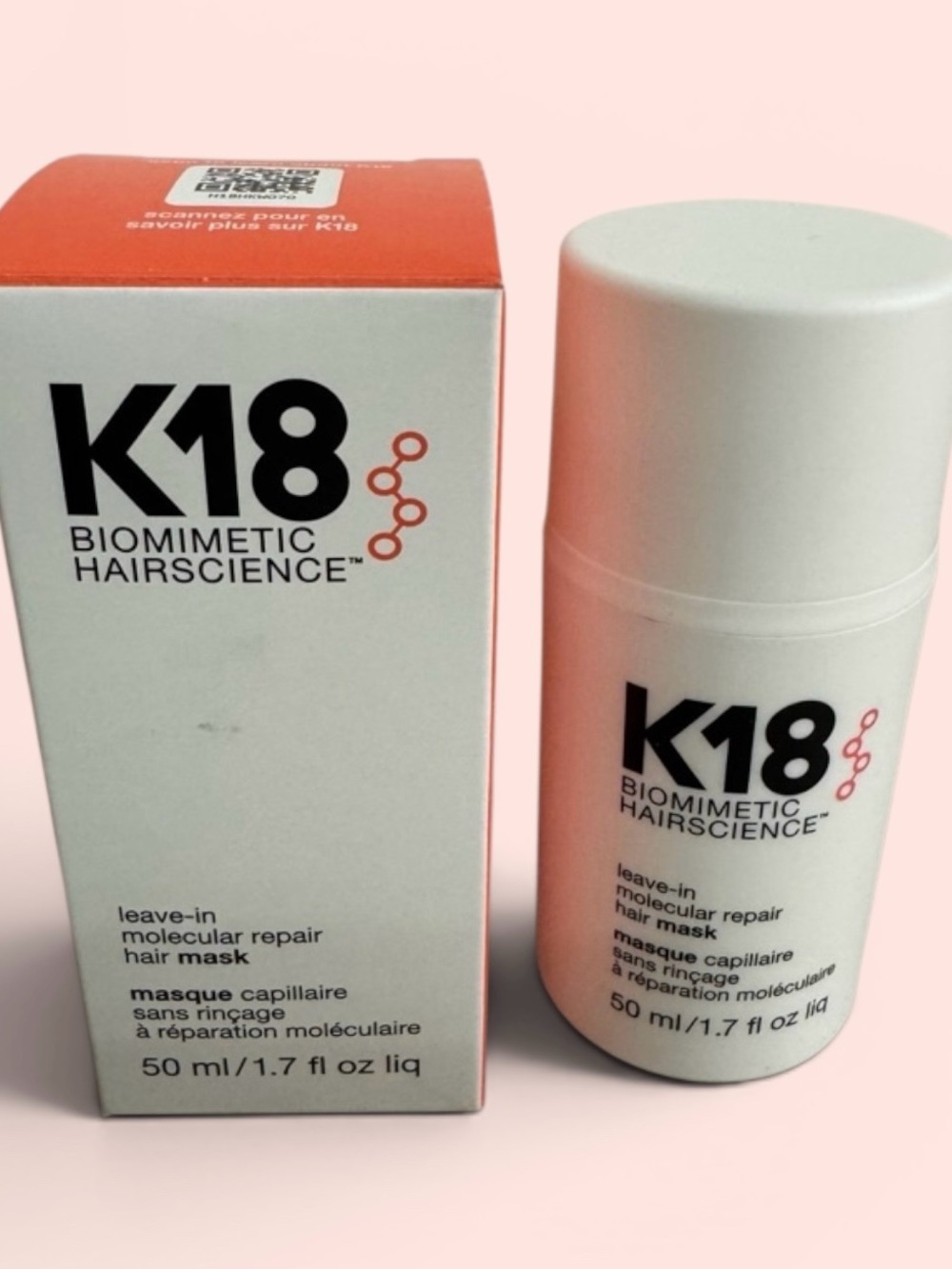New K18 Leave-In Molecular Repair Hair Mask 1.7 fl